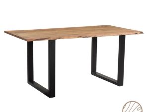 Τραπέζι Slim 223-000018 180x90x75.6cm Walnut-Black
