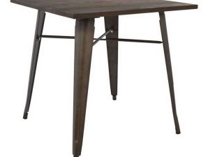 Τραπέζι HM0611.04 Rusty 80x80x76cm