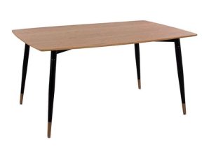 Τραπέζι Natural – Black HM8554.01 160x90x74Υ εκ.