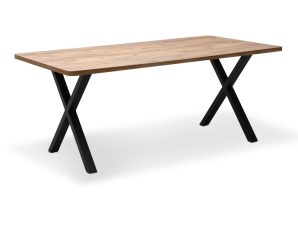 Τραπέζι Jeremy Megapap Mdf – μεταλλικό χρώμα ακακίας 160x80x75εκ. – MegaPap – 0212174